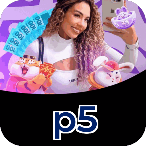 Interface do aplicativo p5 mostrando jogos disponíveis no iOS e Android